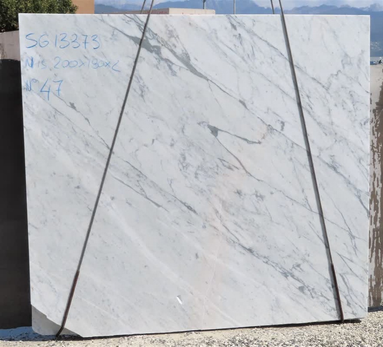 Lastre a 2 Cm Bianco Carrara
